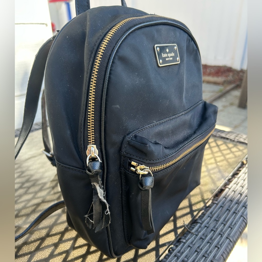 Kate Spade Black Mini Backpack - Picture 2 of 3